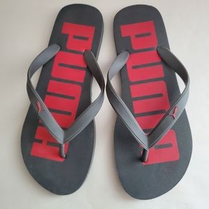 PUMA Women's Gray Basic Flip Flops